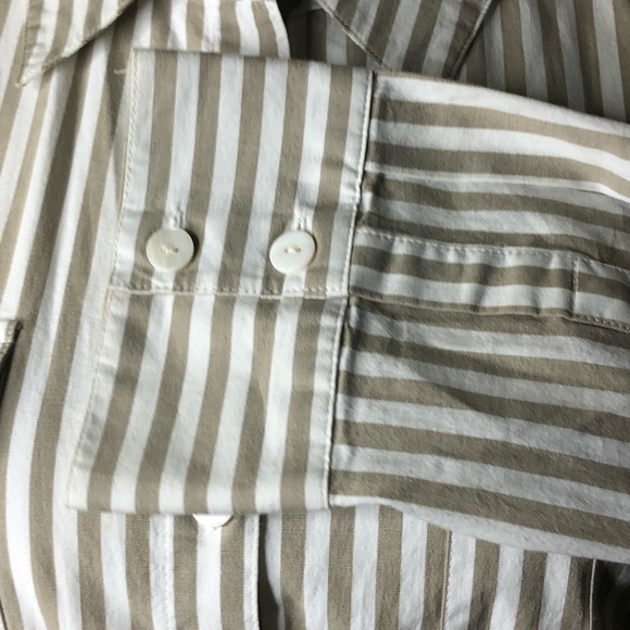 Woman’s New Raffael Striped 3/4 Length Sleeve Top - Picture 10 of 15